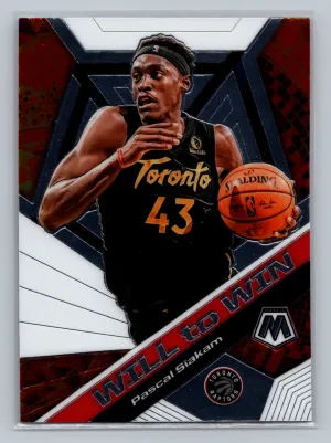 2019-20 Panini Mosaic #8 Pascal Siakam Will to Win