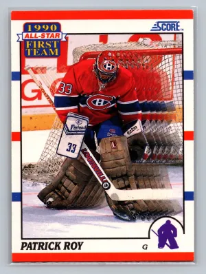 1990-91 Score PATRICK ROY 1990 All-Star First Team #312 NM