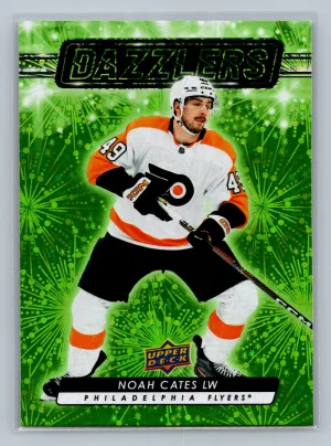 2023-24 Upper Deck Series 2 Hockey Green Dazzlers NOAH CATES #DZ-58 NM