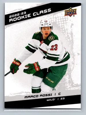 2022-23 Upper Deck Series 1 Hockey MARCO ROSSI Rookie Class #RC-8 NM