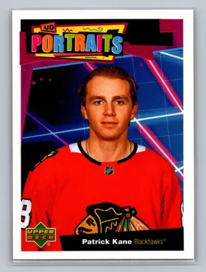 2020-21 Upper Deck Series 1 PATRICK KANE UD Portraits Insert #P-40 Blackhawks