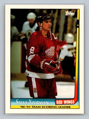 1991-92 Topps STEVE YZERMAN #3 NM