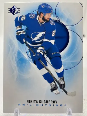 Upper Deck 2020-21 SP Hockey Nikita Kucherov Blue Lightning