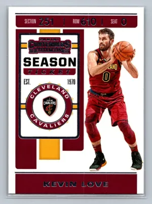2019-20 Panini Contenders Game Ticket Red #60 Kevin Love