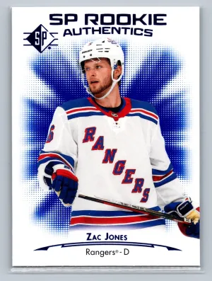 2021-22 UD SP Hockey Rookie Authentics Blue #122 Zac Jones