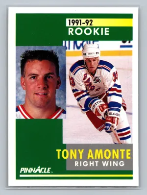 1991-92 Pinnacle #301 Tony Amonte