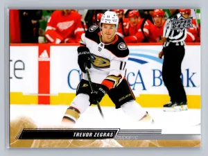 2022-23 Upper Deck Series 2 Base #251 Trevor Zegras - Anaheim Ducks