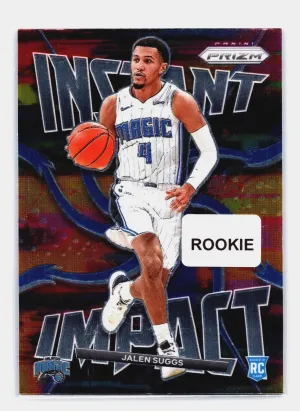 2021-22 Panini Prizm #22 Jalen Suggs Instant Impact Prizms Silver Rookie Magic