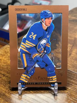 2023-24 Skybox E-X 2000 Credentials 195/499 Dylan Cozens #50