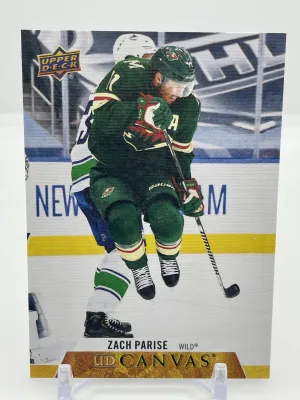 2020-21 Upper Deck UD Canvas #C164 Zach Parise - Minnesota Wild