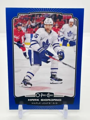 2022-23 UD O-Pee-Chee OPC Base Blue Border #253 Mark Giordano