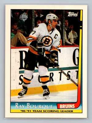 1991-92 Topps - Team Scoring Leaders Ray Bourque #19