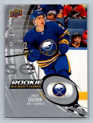 2022-23 Upper Deck Trilogy - Rookie Renditions Jack Quinn #RR-35 (RC)