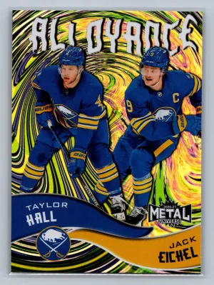 2020-21 Skybox Metal Universe - Alloyance Taylr Hall, Jack Eichel #AL-8