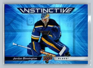 2023-24 UD Upper Deck Series 2 Instinctive - IN-15 Jordan Binnington, St. Louis