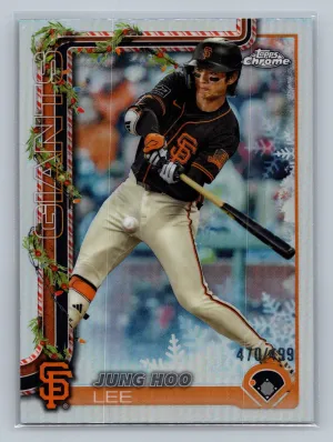 2025 Topps Chrome Holiday Chrome JUNG HOO LEE #HC128 NM #/499