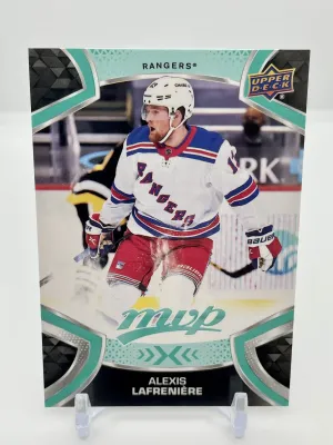2021-22 Upper Deck MVP #1 Alexis Lafreniere - New York Rangers BASE HOCKEY CARD