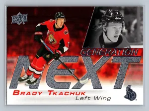 2019-20 Upper Deck BRADY TKACHUK Next Generation #GN-9 NM