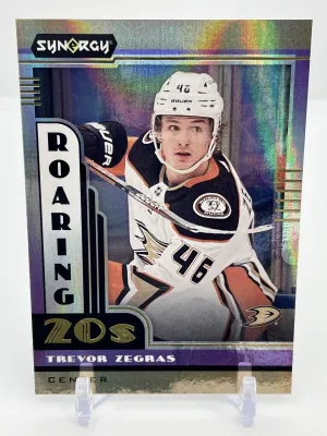 2021-22 TREVOR ZEGRAS UPPER DECK SYNERGY RC ROARING 20S INSERT!!