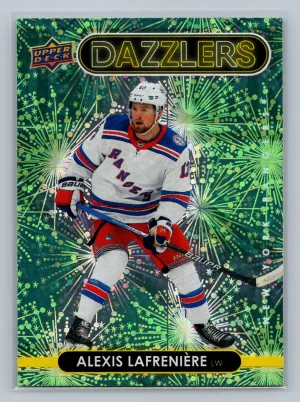 2021-22 Upper Deck Series 2 Hockey Green Dazzlers ALEXIS LAFRENIERE #DZ-82 NM