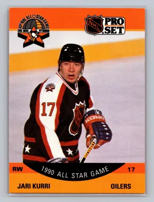 1990-91 Pro Set #348a Jari Kurri