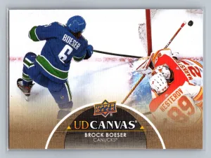 2021-22 Upper Deck Series 1 - Ud Canvas Brock Boeser #C78