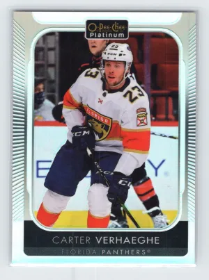 2021-22 O-Pee-Chee OPC Platinum Base Rainbow #94 Carter Verhaeghe