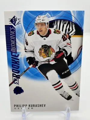 PHILIPP KURASHEV 2020-21 SP RETAIL BLUE PARALLEL RC #103 BLACKHAWKS