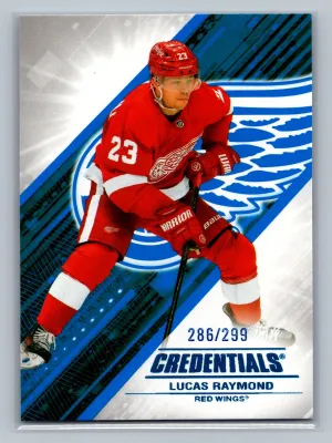 2024-25 Upper Deck Credentials Blue LUCAS RAYMOND #23 NM #/299