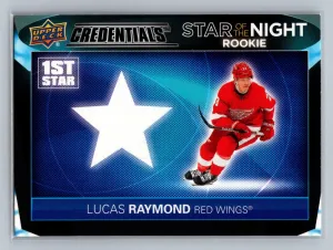 2021-22 Upper Deck Credentials - Star of the Night Lucas Raymond #1SR-1