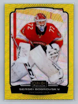 2022-23 OPC Platinum - Sergei Bobrovsky #191 Neon Yellow Surge