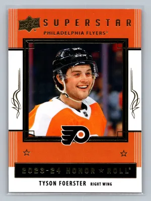 2023-24 Upper Deck Series 2 TYSON FOERSTER Superstar Honor Roll#HR54