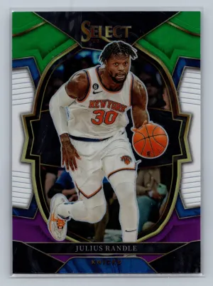 2022-23 Panini Select #40 Julius Randle Green White Purple