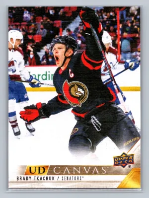 2022-23 UD Series 2 Canvas #C178 Brady Tkachuk - Ottawa Senators