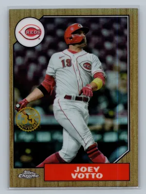2022 Topps Chrome - 1987 Topps Baseball #87BC-4 Joey Votto