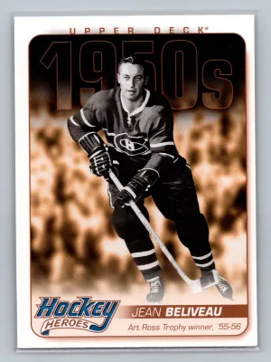 2011-12 Upper Deck JEAN BELIVEAU Hockey Heroes #HH12 NM