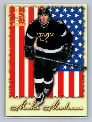 1999-00 Pacific Crown Royale International Glory MIKE MODANO #8 NM