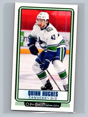 2021-22 O-Pee-Chee QUINN HUGHES Tallboy #P-10 NM