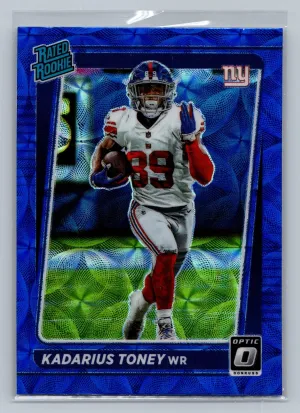 2021 Panini Donruss Optic - Rated Rookie Scope Prizm #212 Kadarius Toney (RC)