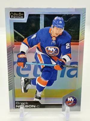 2020-21 O-Pee-Chee Platinum Base Rainbow #104 Brock Nelson - New York Islanders