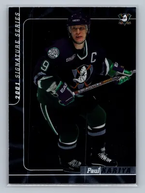 2000-01 In The Game Signature Series PAUL KARIYA #192 NM