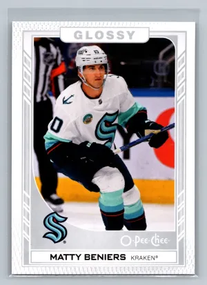 2023-24 Upper Deck Series 2 Two Matty Beniers O-Pee-Chee Glossy #R-33 Seattle...