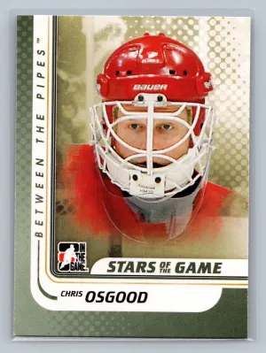 2010-11 In The Game Between The Pipes CHRIS OSGOOD #96 NM