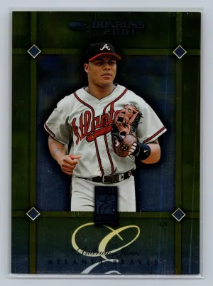 2001 Donruss Elite Series #ES19 Andruw Jones /2500 Atlanta Braves