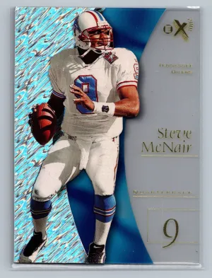 1998 E-X2001 Football #27 Steve McNair Skybox Tennessee Oilers