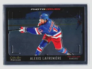 2021-22 O-Pee-Chee OPC Platinum Photo Driven #PD-2 Alexis Lafreniere Rangers