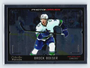 2021-22 O-Pee-Chee OPC Platinum Photo Driven #PD-8 Brock Boeser