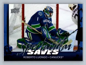 2008-09 Upper Deck Hockey Series 2 ROBERTO LUONGO Spectacular Saves #SAVE7 NM
