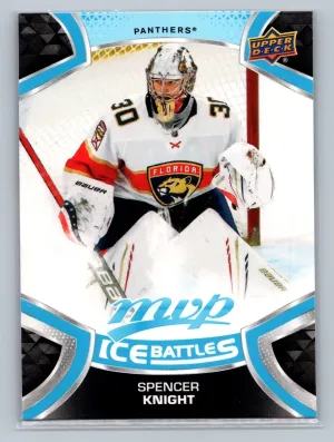 21-22 UD MVP Hockey Rookies Ice Battles 242 Spencer Knight