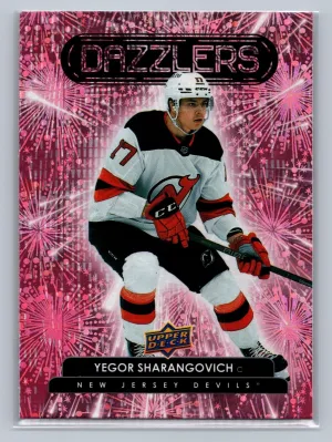 Yegor Sharangovich 2022 Upper Deck Dazzlers Pink New Jersey Devils #DZ-35